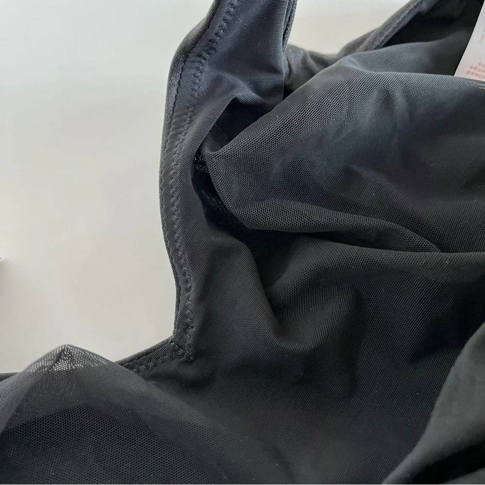 NWT Cacique Black Wireless Unlined Lounge Bra, size 44DD - Picture 6 of 8